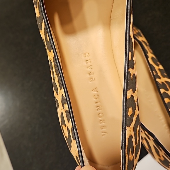 💕VERONICA BEARD💕 Griffin Leopard Canvas Loafer 8.5 New In Box - Picture 12 of 16